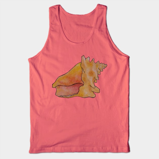 Conch Shell Tank Top by LivMyers